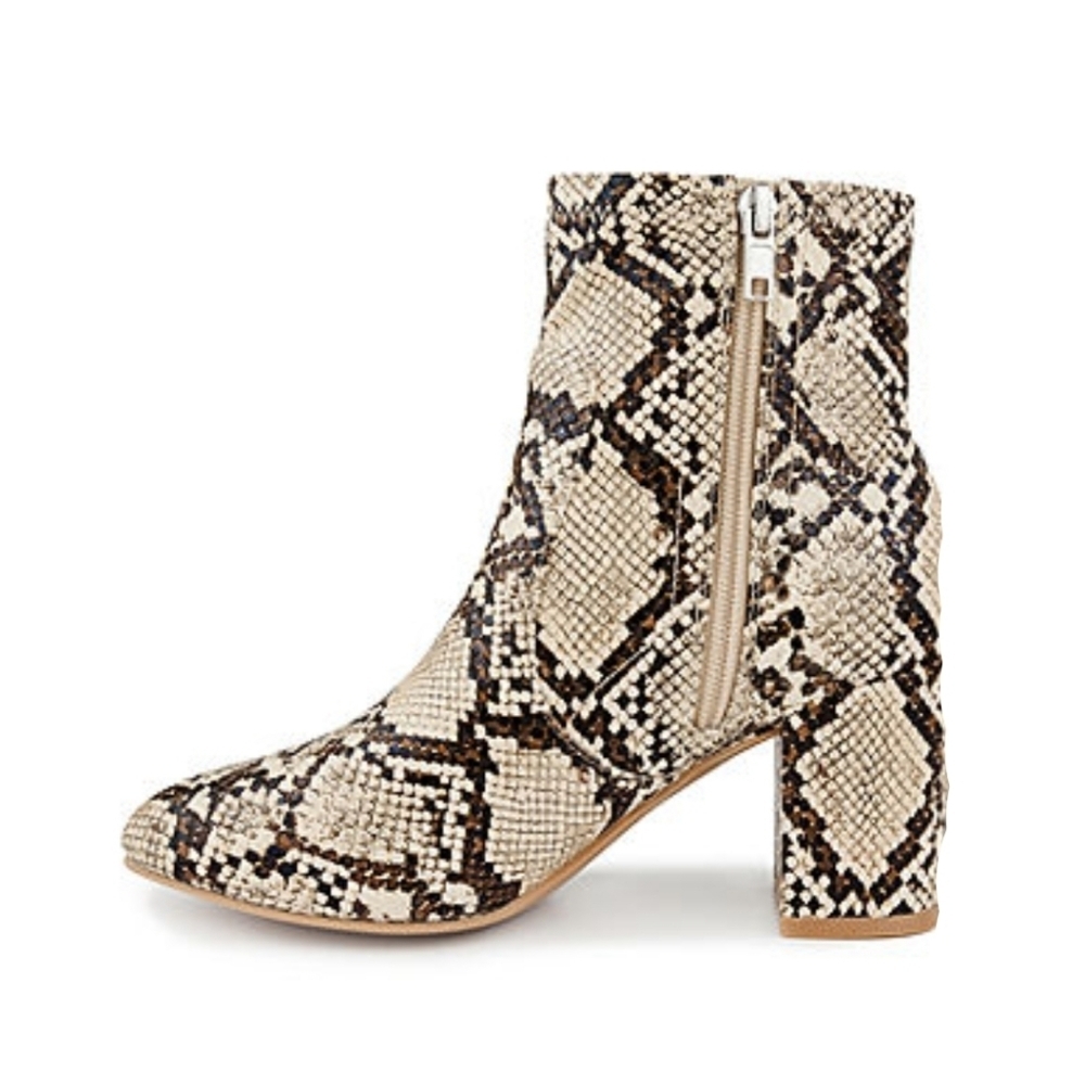 Snakeskin Ankle Boots - Picture 3 of 11